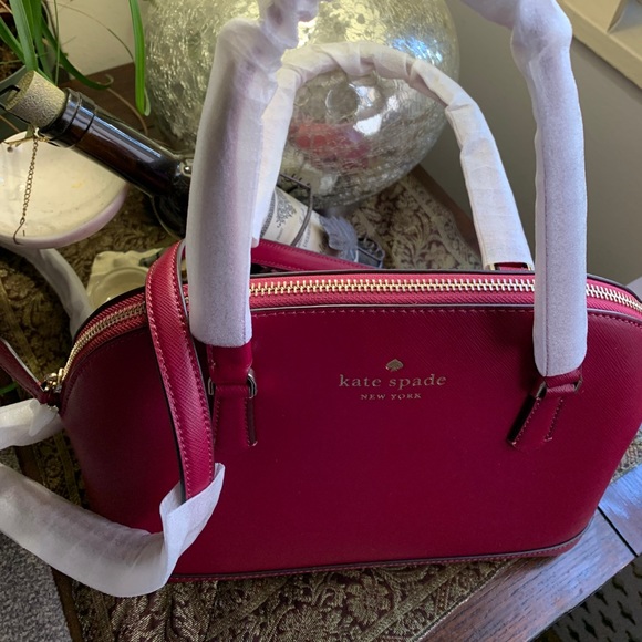 Authentic KATE SPADE leather top zip satchel/crossbody - Picture 13 of 13